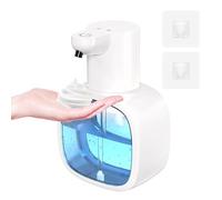 Distributore di sapone automatico Etopgo 500ml Distributore elettrico di sapone in schiuma per montaggio a parete, distributore di sapone con sensore a infrarossi per bagno, cucina, ufficio