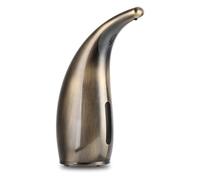 Distributore di sapone da banco senza contatto, distributore di sapone completamente automatico con sensore a infrarossi, lavamani for uso domestico, for cucina e bagno(Bronze)