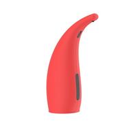 Distributore di sapone da banco senza contatto, distributore di sapone completamente automatico con sensore a infrarossi, lavamani for uso domestico, for cucina e bagno(Rot)