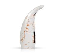 Distributore di sapone da banco senza contatto, distributore di sapone completamente automatico con sensore a infrarossi, lavamani for uso domestico, for cucina e bagno(Light Marble)