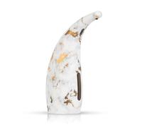 Distributore di sapone da banco senza contatto, distributore di sapone completamente automatico con sensore a infrarossi, lavamani for uso domestico, for cucina e bagno(Dark Marble)