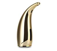 Distributore di sapone da banco senza contatto, distributore di sapone completamente automatico con sensore a infrarossi, lavamani for uso domestico, for cucina e bagno(Gold)