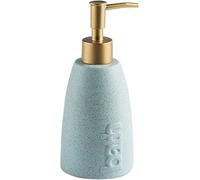 Distributore di sapone, Dispenser for lozione in ceramica a tinta unita, dispenser for sapone for le mani ricaricabile for lavello da cucina e bagno, 330 ml 11,6 oz, 1 pz(Blue)