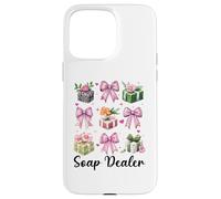 Distributore di sapone Fare sapone Maker Girl Mom Coquette Bow Custodia per iPhone 15 Pro Max