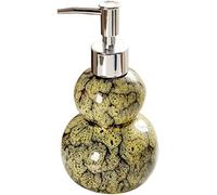 Distributore di sapone, Flacone colorato ricaricabile da 330 ml for lozione e shampoo for doccia, mobile bagno, 8,5x16,5 cm, 1 pezzo(Yellow)