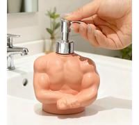 Distributore di sapone liquido a tema culturista per la pulizia e la