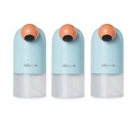 Distributore di Sapone Portatile a Forma Carina, Pompa Automatica per Sapone con Serbatoio Trasparente, Distributore di Lozione Intelligente Senza Contatto 260ml (3 Pack)