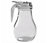 Distributore di sciroppo, bottiglia di vetro antigoccia per sciroppo d'acero, contenitore lavabile in lavastoviglie per miele