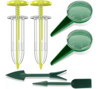 Distributore di Sementi, 6 Pcs Dispenser di Semi, Seminatrice Manuale per Semi, Spargitore di Semi, Seminatrice da Giardino per Semi Piccoli, Fiore