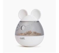 Distributore di snack per gatti - CATIT - PIXI - Design orecchie di topo - Bianco