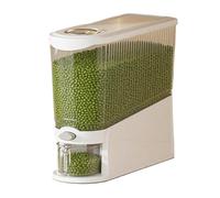 Distributore di stoccaggio del riso | Dispenser ermetico a pressione con | Contenitore per riso anti-gnat con misurino, anti-umidità, per fagioli, mais, cereali, zucchero, cereali, caramelle