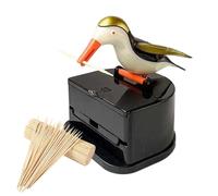 Distributore di Stuzzicadenti Graziosa Scatola Organizer Decorativa A Forma | Porta Stuzzicadenti Animaletto Per Casa Tavolo Da Pranzo Caffè Festa Ristorante Bar Cucina dorate di nero