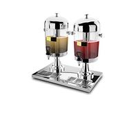 Distributore di succo con coperchio stretto e rubinetto per servire bevande, cocktail, punch, acqua e rinfreschi refrigerati