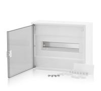 Distributore di superficie ALPHA 1 fila 12HP IP40 porta trasparente