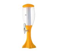 Distributore di torre di bevande, distributore di liquore con tubo di ghiaccio e coni, contenitore portatile per bevande d'acqua, conatina da tavolo riutilizzabile multiuso per Home Bar KTV