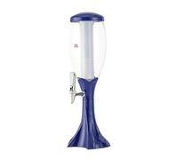 Distributore di torre di birra | Dispenser di liquore con tubo di ghiaccio e coni | Contenitore portatile per bevande d'acqua, riutilizzabile multiuso per Home Bar KTV