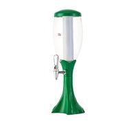 Distributore di torre di birra | Dispenser di liquore con tubo di ghiaccio e coni | Contenitore portatile per bevande d'acqua, riutilizzabile multiuso per Home Bar KTV