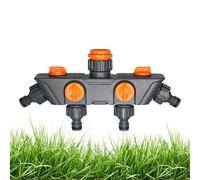 Distributore di tubi 'acqua Collettore per tubo 'acqua a 4 vie | Divisore tubo da giardino resistente all'usura per giardino esterno campeggio patio serra prato e casa di campagna
