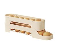 Distributore Di Uova A Rotolamento - PP Design Automatico | Porta Uova Per Frigorifero | Organizer | Contenitore Da Cucina Per Frigo Ordinato E Funzionale