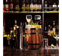 Distributore di Vino in Quercia, Grande Contenitore per Whisky, Attrezzatura per