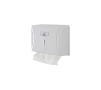 DISTRIBUTORE DISPENSER SALVIETTE CARTA PIEGATA A MURO PLASTICA 27,5x20,5x10cm