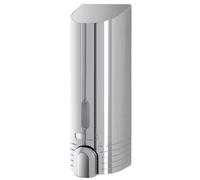 DISTRIBUTORE DISPENSER SAPONE DA MURO 380ml PLASTICA CROMATO 7,5x8x22,5cm FERID.