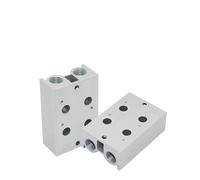 Distributore d'olio regolabile, Piastra di collegamento della base del disco solenoide 3V310-10 for il sistema lubrificazione centralizzata serie 3V300M 2F-10F(3v300m-7f)