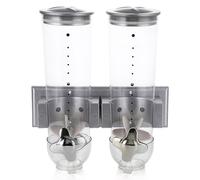 Distributore doppio di cereali per alimenti secchi, distributore di caramelle,