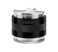 Distributore E Pressino For Caffè, Strumento 2 In 1 For La Distribuzione Dell'espresso Con Profondità Regolabile, Adatto For Portafiltri Senza Fondo Da 51/54/58 Mm(58.35mm fits 58mm,Black)