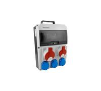 Distributore edile 16A 32A CEE 2x230V muratura con DV-8102-F