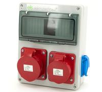 Distributore edile 32A/5 + 16A/5 + 2GS 230V 8NO211