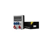 Distributore edile con connettore TD-S/FI 32A 16A DV-2404-D