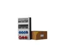 Distributore edile con contatore eXT-S/FI 32A 2x16A DV-0816-F