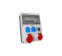 Distributore edile ECO-S/FI 32A/5P 16A/5P 2x230V DV-7938-F