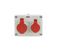 Distributore edile RS-05 32A/5P + 16A/5P 05.014