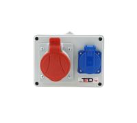 Distributore edile RS-06 16A/5P + GS 230V 06.165