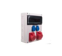 Distributore edile RS-12 12 mod. 2x2P+Z, 16A/5P RS 6210-00