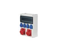 Distributore edile RS-13 13 mod. 4x2P+Z, 16A/5P RS 6210-01