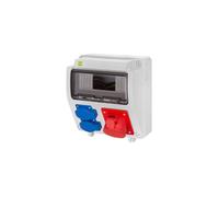Distributore edile RS-9 9-mod. 2x2P+Z, 32A/5P RS 6232-00