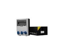 Distributore edile TD 3x230V Schuko 9009 DV-9009-D