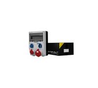 Distributore edile TD 63A 16A 2x 230V Schuko 2244 DV-2244-D