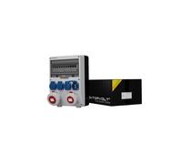 Distributore edile TD-S/FI 32A 16A 4x230V prese DV-2466-F