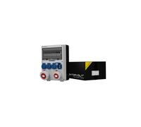 Distributore edile TD-S/FI 32A 16A 4x230V prese DV-2466-F