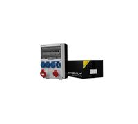Distributore edile TD-S/FI 32A 16A 4x230V prese DV-6916-F