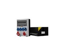 Distributore edile TD-S/FI 32A 16A 4x230V Schuko DV-6442-D