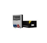 Distributore edile TD-S/FI 32A 2x230V Schuko 6725 DV-6725-D
