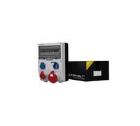 Distributore edile TD-S/FI 63A 16A 2x230V Schuko DV-2268-D