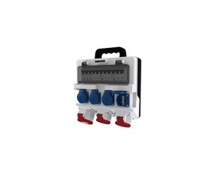 Distributore edile TR-S 32A 2x16A 4x230V Schuko DV-2926-D