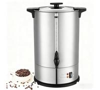 Distributore elettrico di acqua calda, urna in acciaio inox con controllo termostato, rubinetto antigoccia, coperchio di bloccaggio e indicatore del livello dell'acqua, per tè e bevande calde