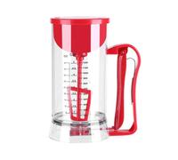 Distributore elettrico di pastella da 1500 ml, miscelatore e separatore di pastella per pancake senza fili alimentato a batteria per pancake, waffle e cupcakes, strumento di cottur